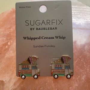 NEW SUGARFIX by baublebar sundae funday ice cream truck studded earrings